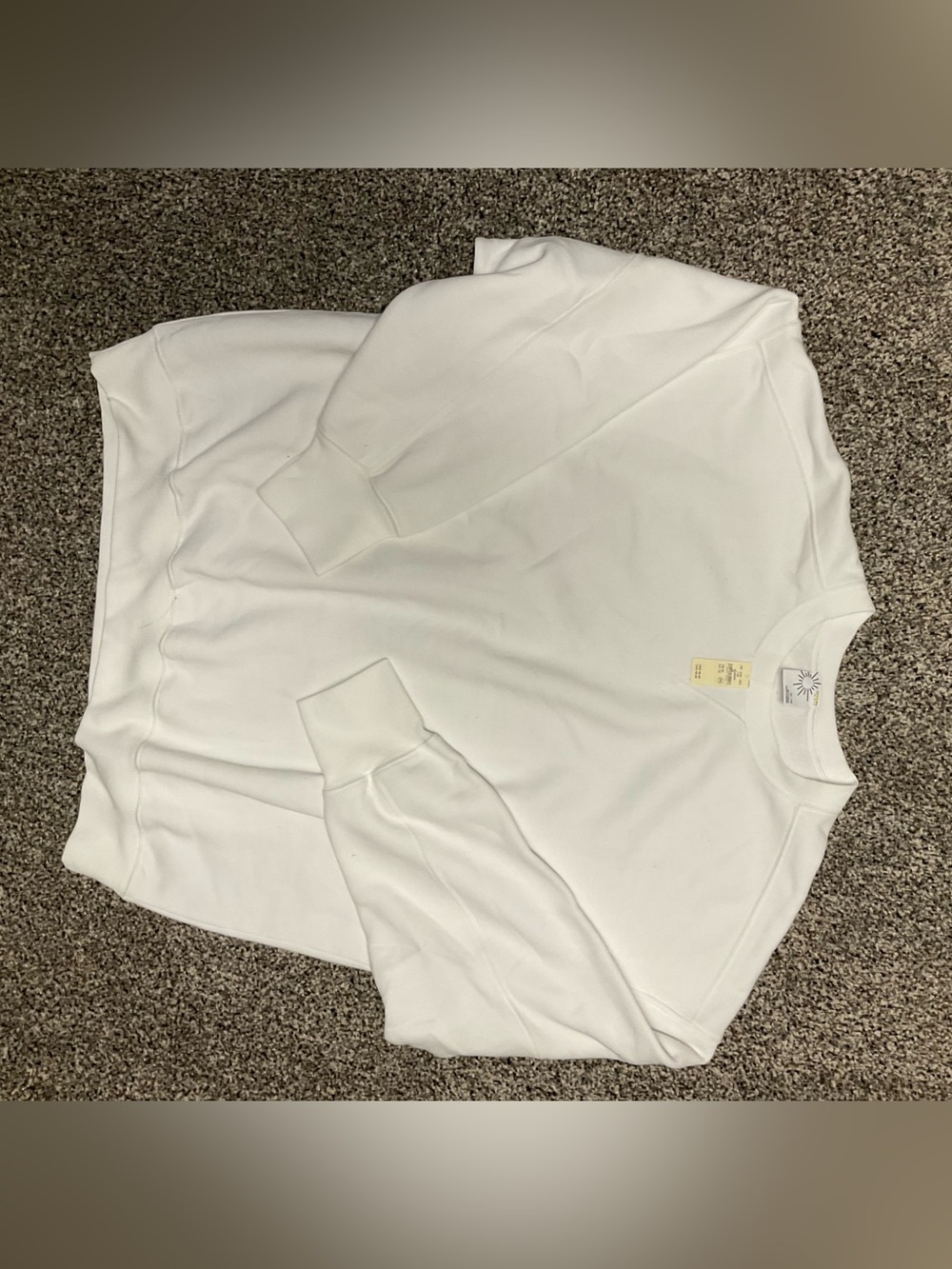 American Eagle Outfitters White Crewneck Sweatshirt